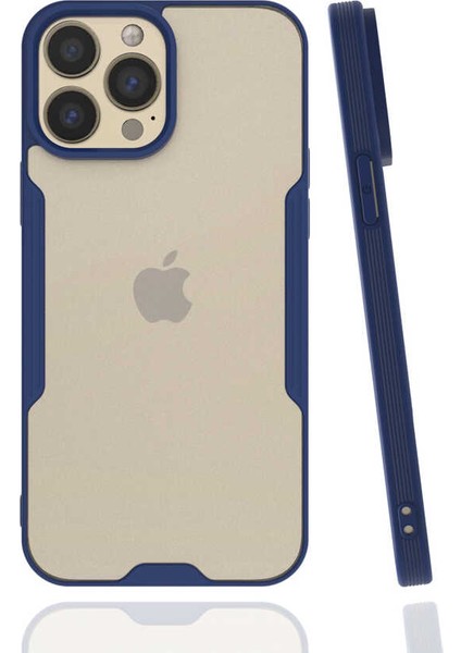 Apple iPhone 13 Pro Max Uyumlu Parfe Kapak-Lacivert
