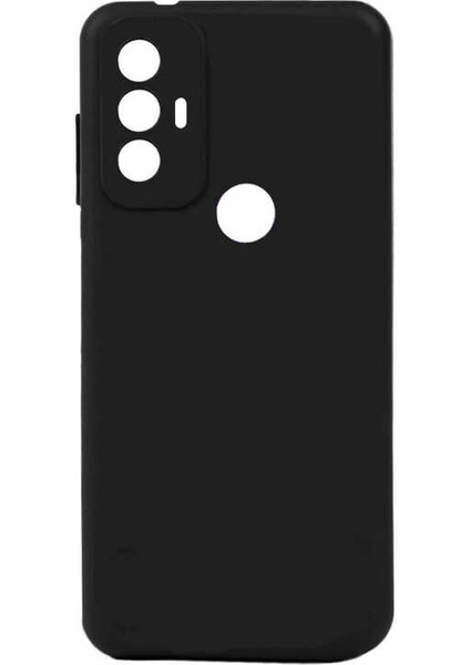 Tcl 30 Se Kılıf Biye Silikon-Siyah