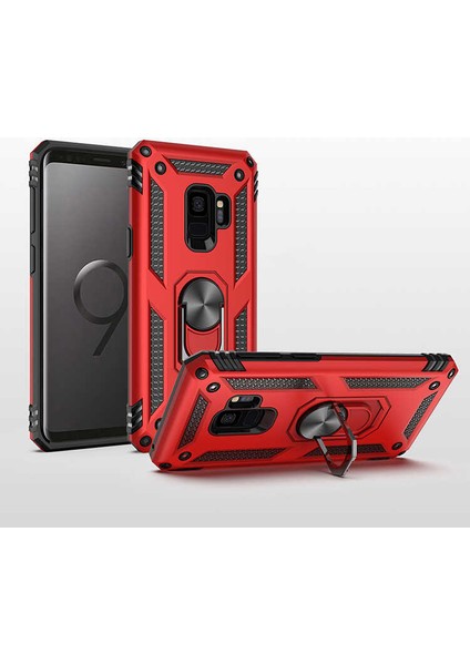 Galaxy S9 Kılıf Vega Kapak-Kırmızı