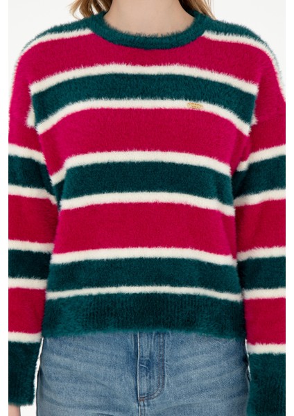 Kadın Fuşya Kazak /triko 50293145-VR023