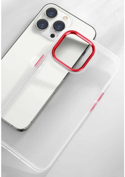 Apple iPhone 12 Pro Max Kılıf Krom Kapak-Lila