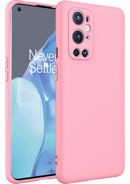 One Plus 9 Pro Kılıf Mara Laaakan Kapak-Pembe