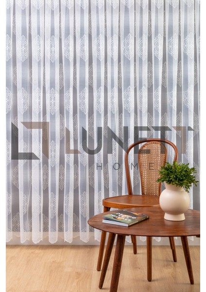 Kullanıma Hazır Çini Desen (1x2) Seyrek Pile Tül Perde modelleri