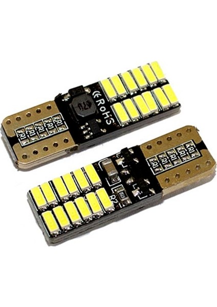 T10 Led Ampul Canbus'lı Buz Mavi 2'li Set 12V / LAAM627-2