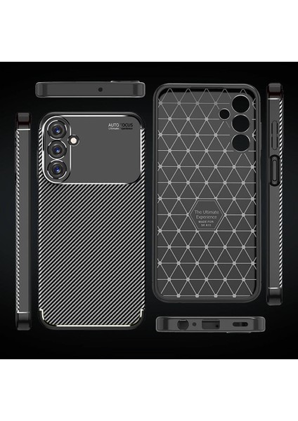 Galaxy A15 Kılıf Negro Silikon Kapak-Siyah