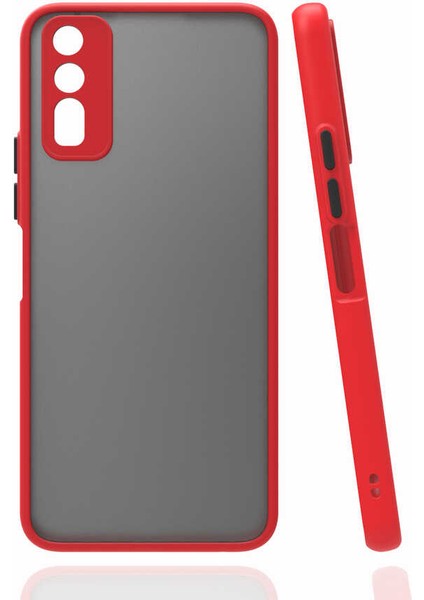 Vivo Y20S Kılıf Hux Kapak-Kırmızı