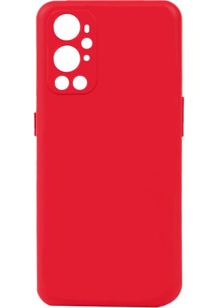 One Plus 9 Pro Kılıf Biye Silikon-Kırmızı