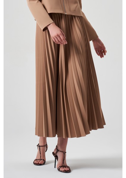 Piliseli Etek 8037 Camel