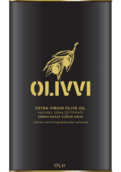 Soğuk Sıkım Sızma Zeytin Yağı 17 lt