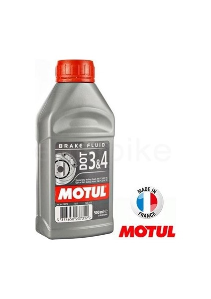 Dot 3&4 %100 Sentetik Fren Hidroliği 500 Ml.