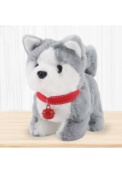 15CM Çocuk Oyuncak Köpek Yürürken Havlar, Elektrikli Peluş Köpek Yavrusu Simülasyonu Ses Çıkarabilir, Erkek ve Kız Çocukları Için Evcil Köpek (Yurt Dışından)