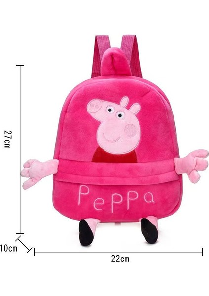 27CM Anaokulu Çocuk Sırt Çantası Sevimli Sırt Çantası Erkek Kız Çocuk Peppa Domuz Okul Çantası (Yurt Dışından) fiyatları