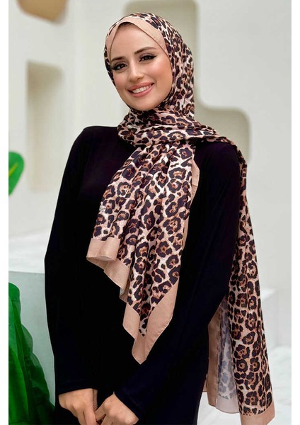 Leopar Desenli Şal 2067 Taba modelleri