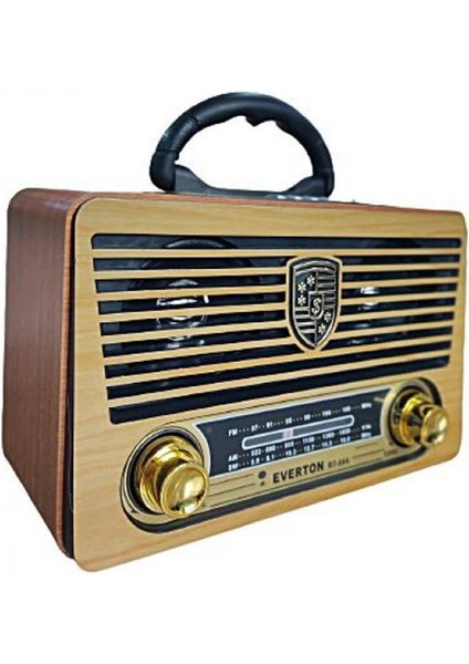 Rt-864 Bluetooth Fm-Usb-Tf-Aux Nostaljik Radyo Kumandalı