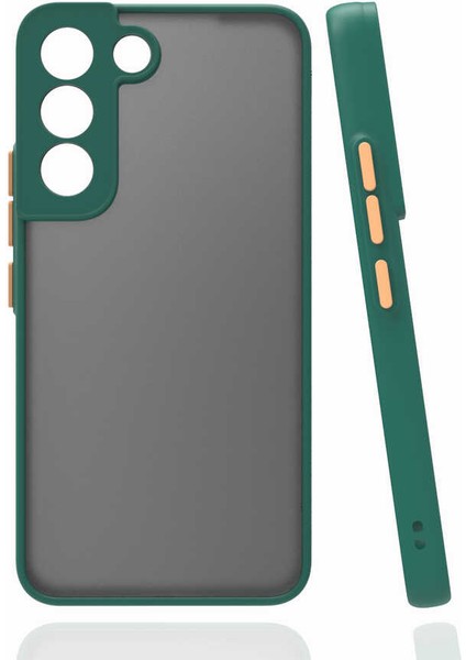 Galaxy S22 Plus Kılıf Hux Kapak-Koyu Yeşil