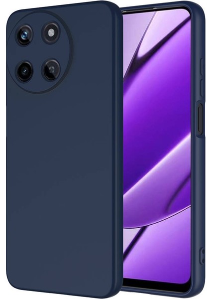 Realme 11 4g Kılıf Mara Laaakan Kapak-Lacivert