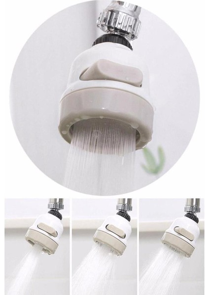 Musluk Başlığı Oynar Başlıklı 3 Fonksiyonlu Başlık Mutfak Lavabo Çeşme Başlığı