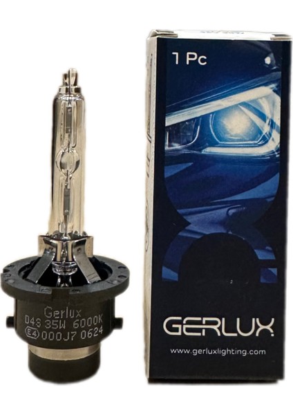 Gerlux D4S Xenon Far Ampulü 6000K (1 Ad.)
