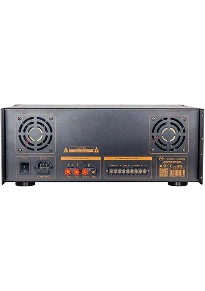 Magıcvoıce MV-1213 USB Bt Uk RMS100W Max 800W 6 ZON+99DSP+4-16-70-100V Trafolu Mıxer Küp Anfi