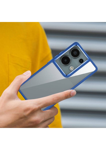 Xiaomi Redmi Note 13 Pro 4g Kılıf Flora Kapak-Mavi fırsatları