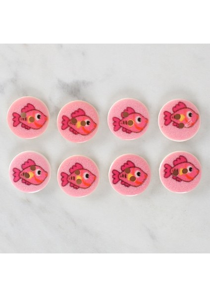 Loren Crafts 8'li Balık Düğme - 1156 fiyatları