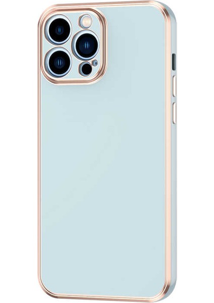 Apple iPhone 12 Pro Max Uyumlu Bark Kapak-Mavi Açık