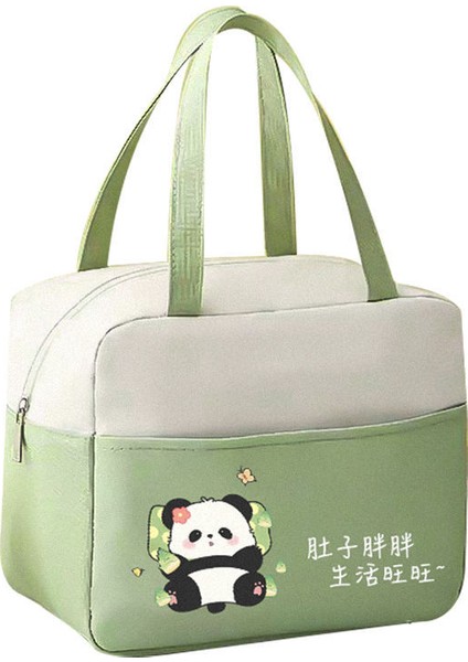 Kırmızı Panda Yeşil Öğle Yemeği Kutusu Termal Çanta (Yurt Dışından)