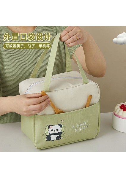 Kırmızı Panda Yeşil Öğle Yemeği Kutusu Termal Çanta (Yurt Dışından) fiyatları