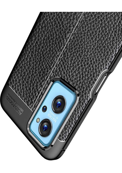 Oppo A76 Kılıf Niss Silikon Kapak-Lacivert