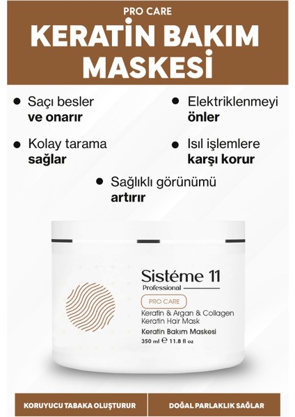 Keratin Maske 350 ml 8684091009276