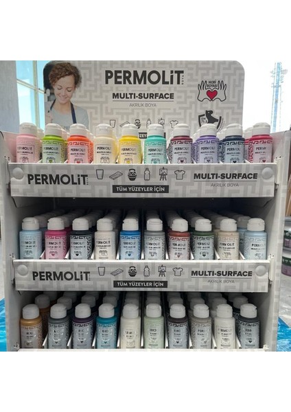 Multi-Surface Mural Mavi Hybrid Akrilik Hobi Boyası 120 Ml.