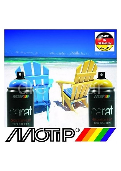 Carat Ral 5010 Parlak Mavi Akrilik Sprey Boya 400Ml Germany