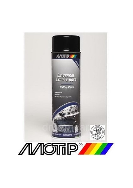 Universal Mat Siyah Akrilik Boya 500 Ml. Made in Holland