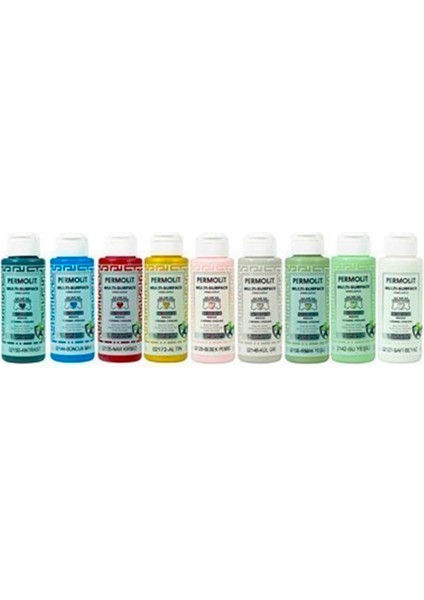 Multi-Surface Turkuaz Mavi Hybrid Akrilik Hobi Boyası 120 Ml.