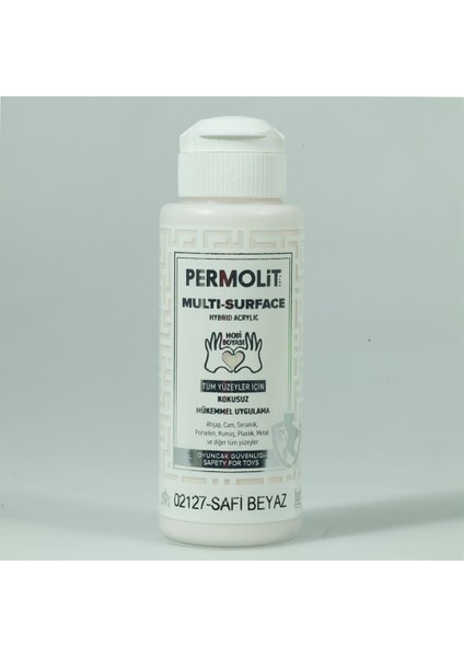 Multi-Surface Beyaz Hybrid Akrilik Hobi Boyası 120 Ml.