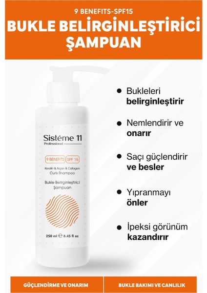 Bukle Belirginleştirici Şampuan 250 ml 8684091009153
