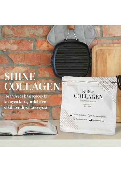 Tip 1/2/3 Kolajen 900Gr Yüksek Kaliteli Çift Hidrolize Collagen Doğal 90 Günlük