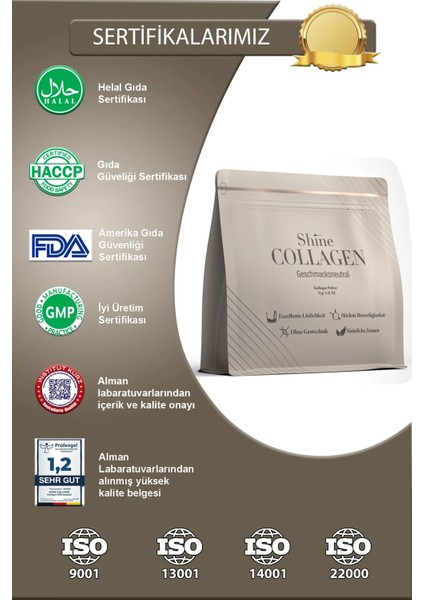 Tip 1/2/3 Kolajen 900Gr Yüksek Kaliteli Çift Hidrolize Collagen Doğal 90 Günlük