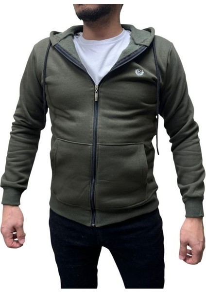 Fermuarlı 3 Iplik Erkek Sweat Ceket fiyatları