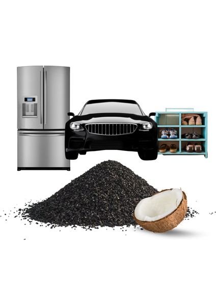 Aktif Karbon Koku Giderici 1 kg Hindistan Cevizi Kabuğu Bazlı granül Coconut modelleri