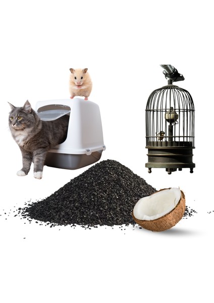 Aktif Karbon Koku Giderici 1 kg Hindistan Cevizi Kabuğu Bazlı granül Coconut fırsatları