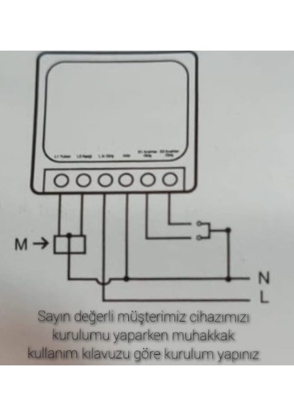 Akıllı Wifi Destekli Akıllı Perde Uzaktan Kontrol Anahtar Modülü