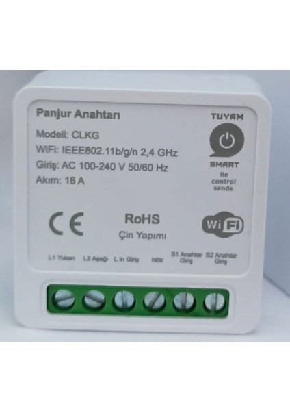 Akıllı Wifi Destekli Akıllı Perde Uzaktan Kontrol Anahtar Modülü