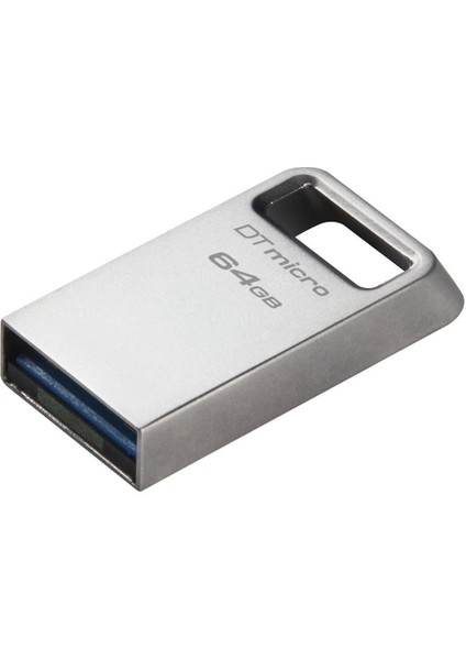 DTMC3G2-64GB Datatraveler Micro 200MB-S Metal USB 3.2 Gen 1 Flash Bellek