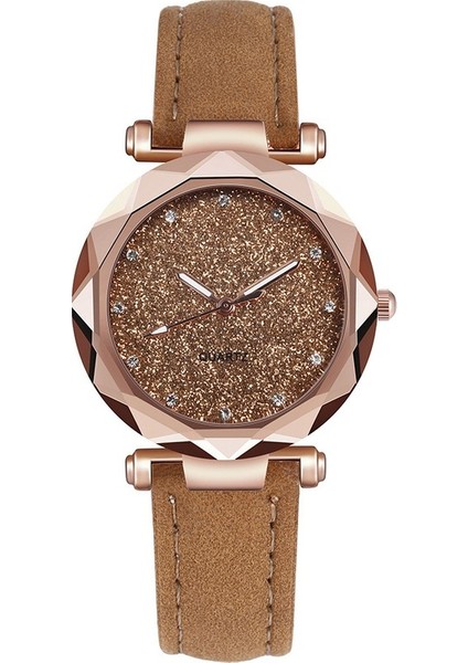 Kadın Bayanlar Deri Izle Saat Kuvars Kol Saati (Yurt Dışından)