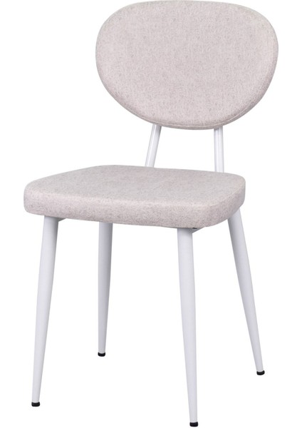 Deniz Beyaz Ayak Metal Sandalye