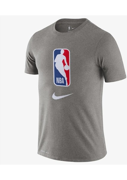 Nba M Nk Df N31 Ss Tee Erkek Gri T-Shirt - AT0515-063