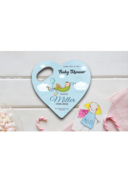 1. Doğum Günü Hediyesi, Bebek, Bayb Shower, Hoş geldin, Bebek Şekeri, Buzdobabı magnet, erkek çocuk magnet fiyatları