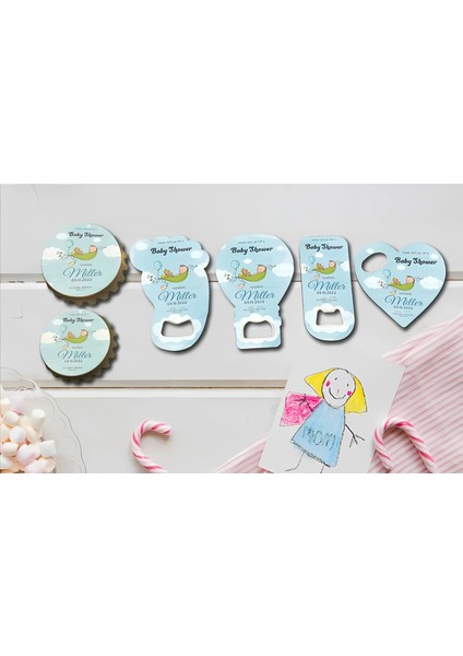 1. Doğum Günü Hediyesi, Bebek, Bayb Shower, Hoş geldin, Bebek Şekeri, Buzdobabı magnet, erkek çocuk magnet fırsatları