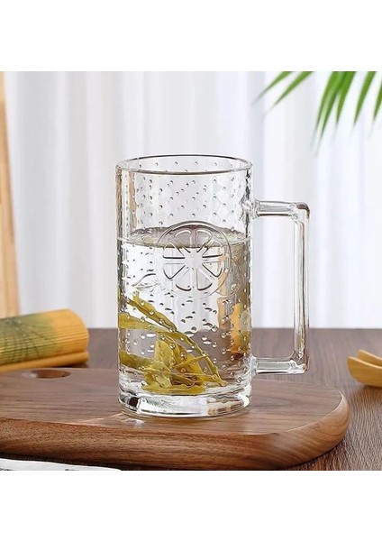 Retro Limon Kabartmalı Meşrubat Bardağı 1 Adet